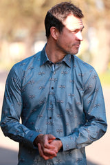 RACING FLAG MOTORSPORT PRINT SHIRT – Premium Men's Patterned Shirt by Claudio Lugli | Bold Design, Tailored Fit, Best Printed Shirts