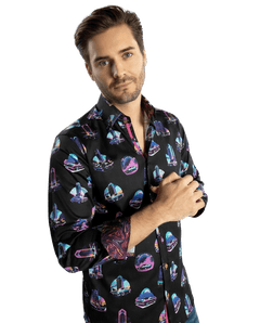 Retro Car Men Print Shirt - Claudio Lugli Shirts