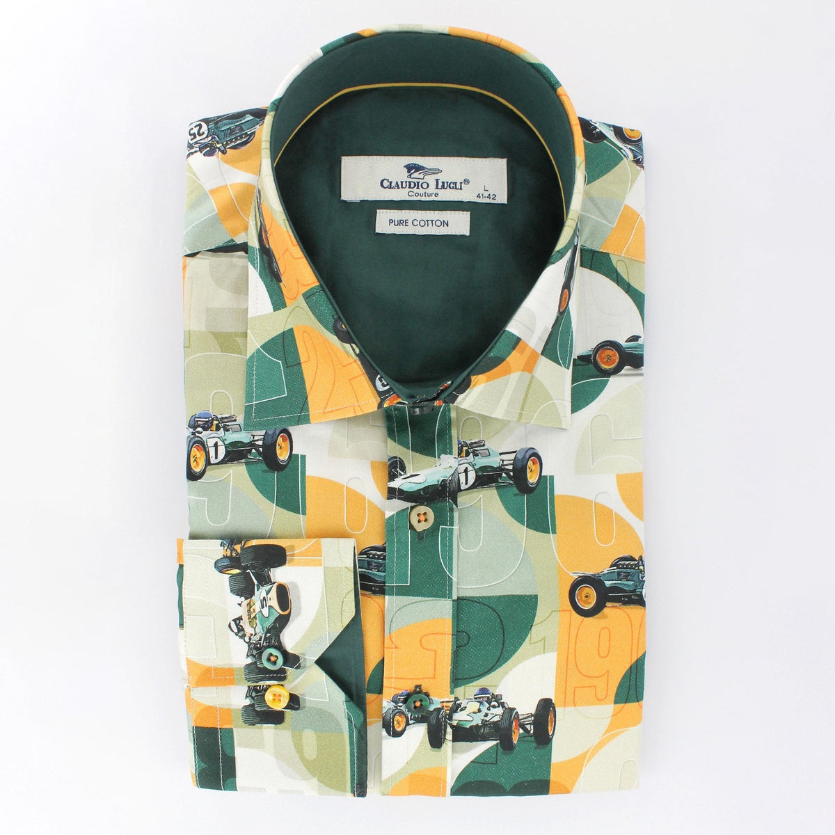 Retro Racing Legend Print Shirt