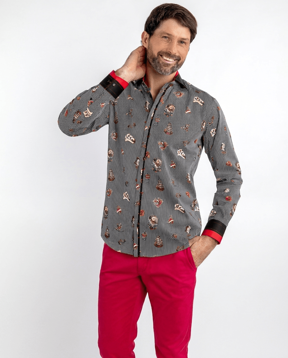 Sailor Punk Tattoo Print Shirt - Claudio Lugli Shirts