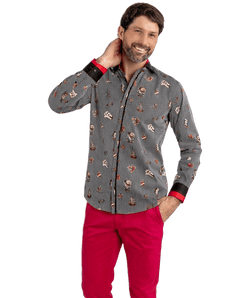 Sailor Punk Tattoo Print Shirt - Claudio Lugli Shirts