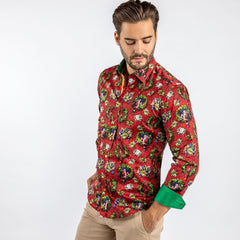 SANTA AND WREATH - Claudio Lugli Shirts
