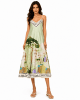 SANTORINI SLIP DRESS - Claudio Lugli Shirts