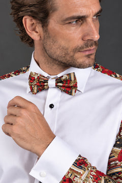 Showtime Music Note Tuxedo Shirt - Claudio Lugli Shirts