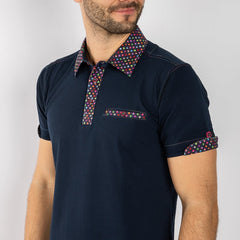 SIGNATURE PIXEL PRINT POLO SHIRT - Claudio Lugli Shirts