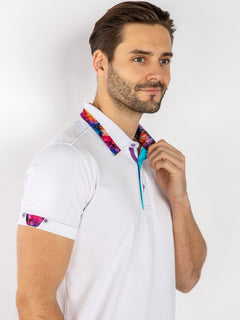 SIGNATURE POLO SHIRT WITH BUBBLE INSERT - Claudio Lugli Shirts