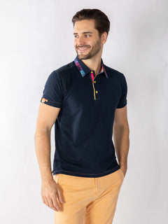 SIGNATURE POLO SHIRT WITH BUBBLE INSERT - Claudio Lugli Shirts