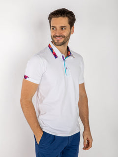 SIGNATURE POLO SHIRT WITH BUBBLE INSERT - Claudio Lugli Shirts