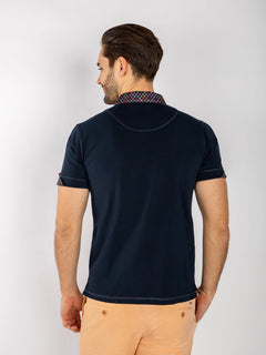 SIGNATURE POLO SHIRT WITH PIXEL INSERT - Claudio Lugli Shirts