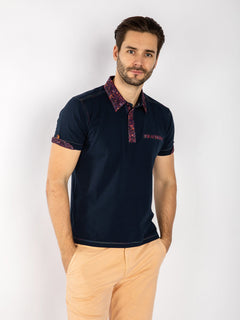SIGNATURE POLO SHIRT WITH SHIMMER INSERT - Claudio Lugli Shirts