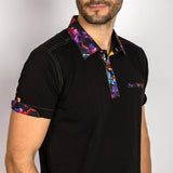 SIGNATURE POLO SHIRT WITH SMOKE INSERT - Claudio Lugli Shirts