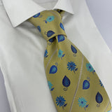 Silk Floral Neck-Tie - Premium Men's Patterned Shirt by Claudio Lugli | Bold Design, Tailored Fit, Best Printed Shirts
