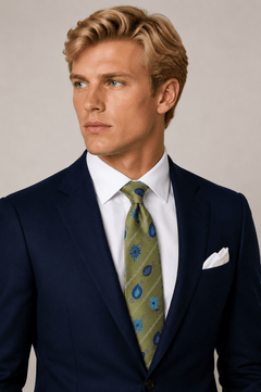 Silk Floral Neck - Tie - Claudio Lugli Shirts