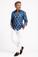 SKULL & BUTTERFLY PRINT SHIRT - Claudio Lugli Shirts
