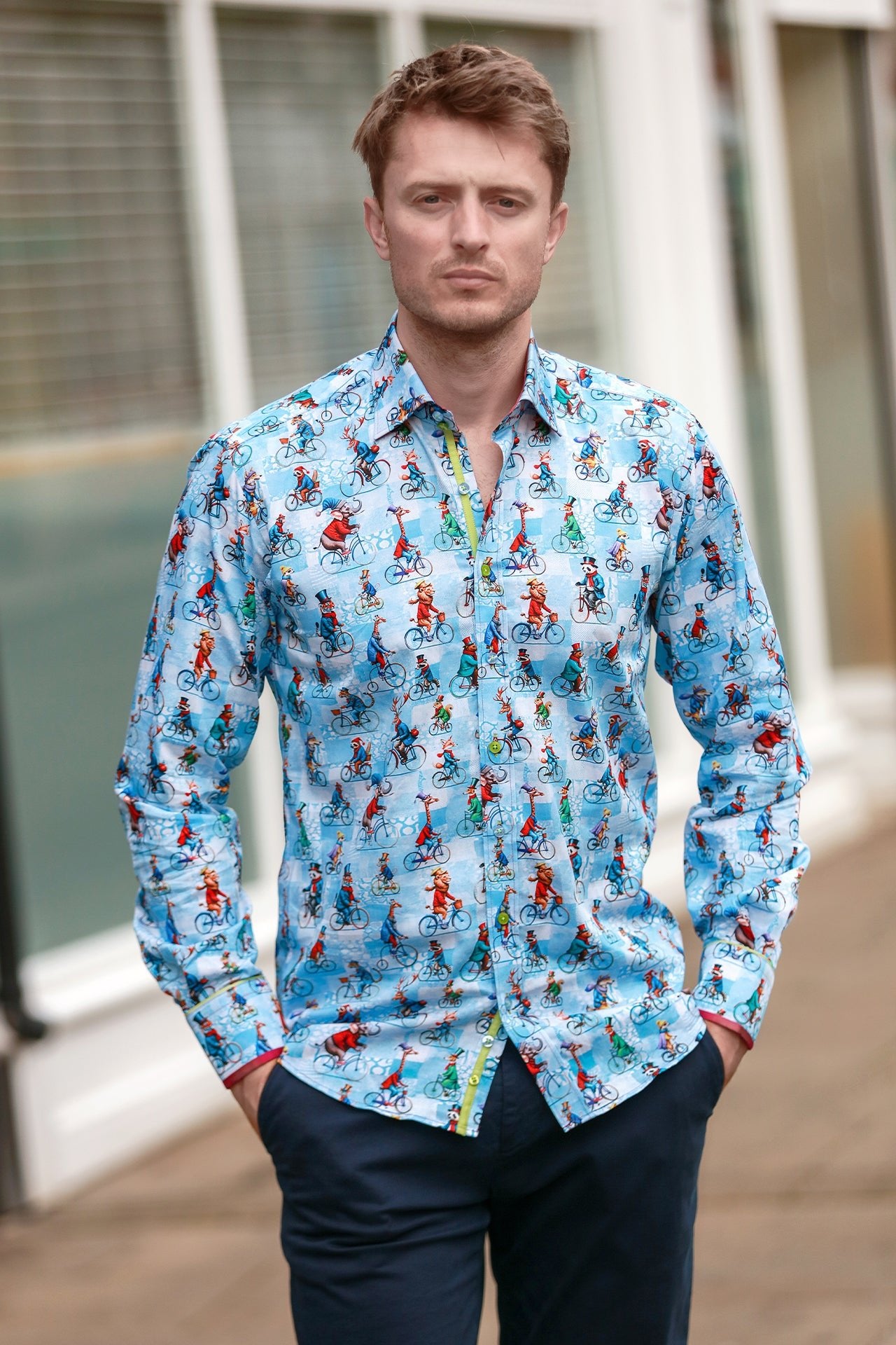 Sky Animal Bikers Print Shirt - Claudio Lugli Shirts