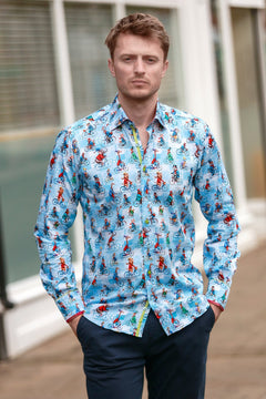 Sky Animal Bikers Print Shirt - Claudio Lugli Shirts