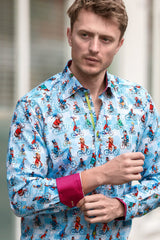Sky Animal Bikers Print Shirt - Claudio Lugli Shirts