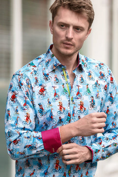 Sky Animal Bikers Print Shirt - Claudio Lugli Shirts