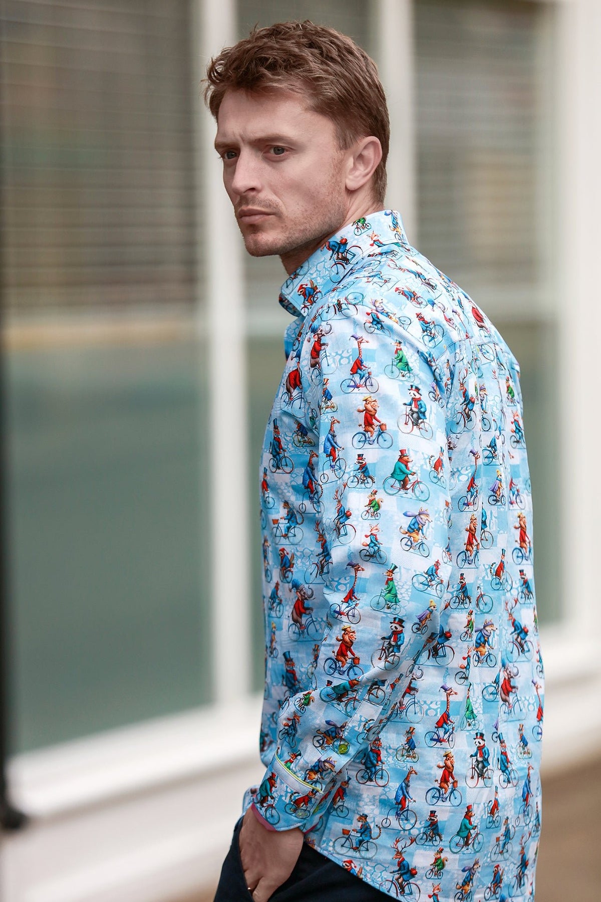 Sky Animal Bikers Print Shirt - Claudio Lugli Shirts