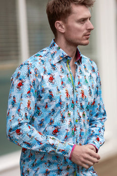 Sky Animal Bikers Print Shirt - Claudio Lugli Shirts