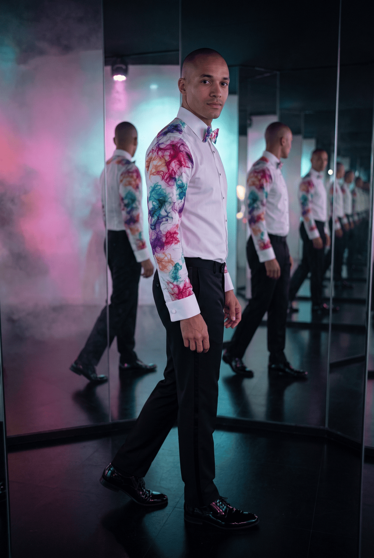 Smoke & Mirrors Tuxedo Shirt - Claudio Lugli Shirts
