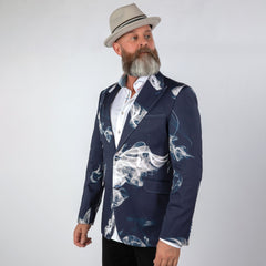 SMOKE PRINTED JACKET - Claudio Lugli Shirts