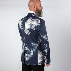 SMOKE PRINTED JACKET - Claudio Lugli Shirts