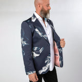 SMOKE PRINTED JACKET - Claudio Lugli Shirts