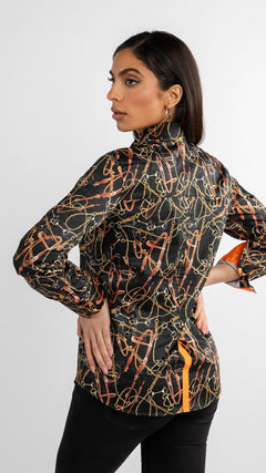 SNAFFLE WOMENS PRINT SHIRT - Claudio Lugli Shirts