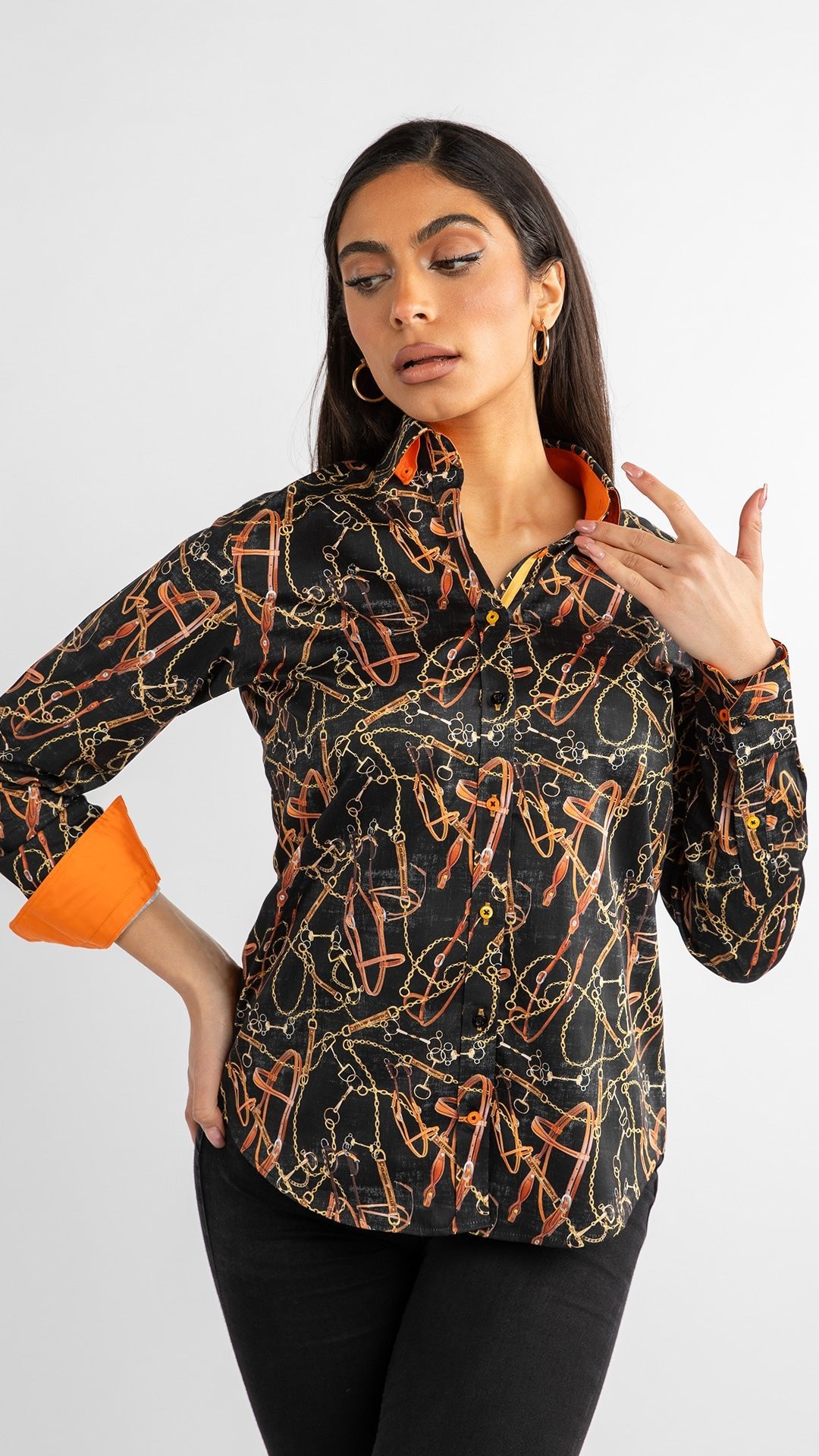 SNAFFLE WOMENS PRINT SHIRT - Claudio Lugli Shirts