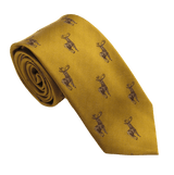 Standing Stag Country Silk Neck-Tie by Van Buck – Premium Men's Patterned Shirt by Claudio Lugli | Bold Design, Tailored Fit, Best Printed Shirts