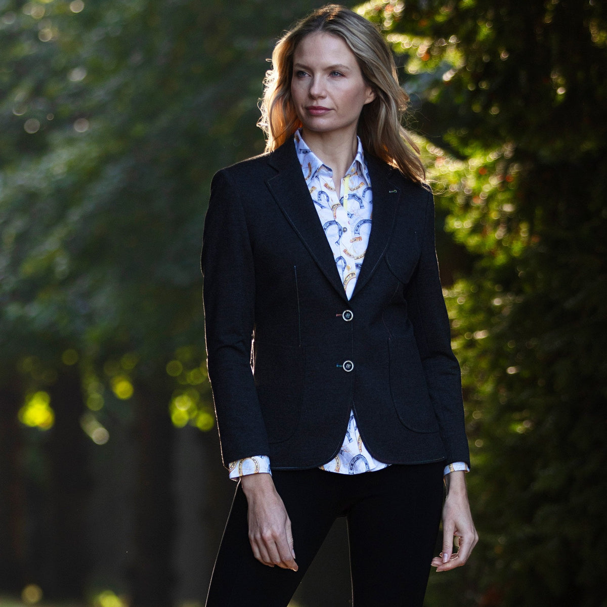 Stretch Cotton Lycra Jacket Stitching