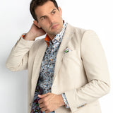 SUPER LIGHTWEIGHT SEERSUCKER BLAZER – Premium Men's Patterned Shirt by Claudio Lugli | Bold Design, Tailored Fit, Best Printed Shirts