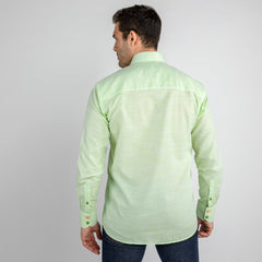 TEXTURED WASH CLASSIC SHIRT - Premium Men's Patterned Shirt by Claudio Lugli | Bold Design, Tailored Fit, Best Printed Shirts