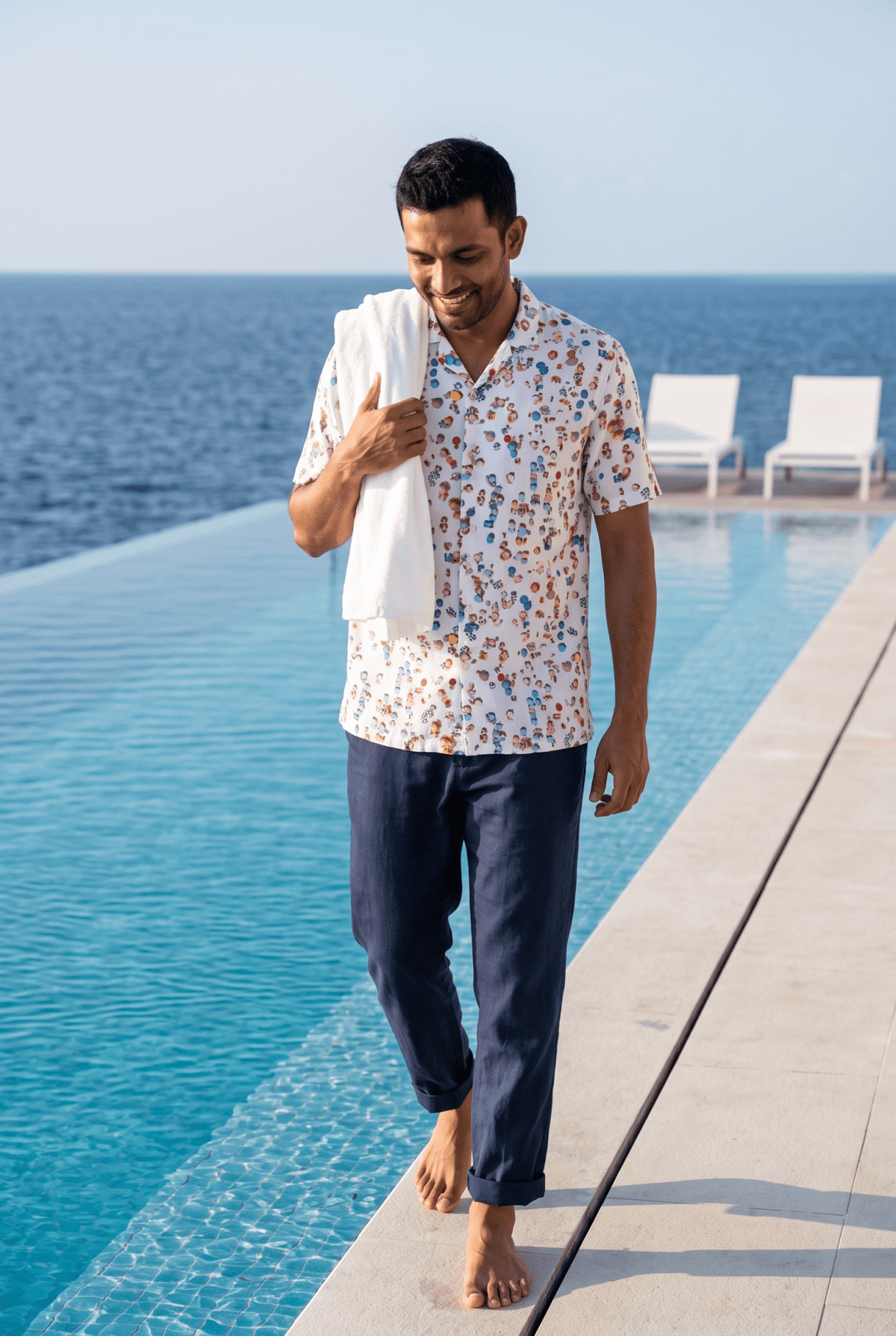 The Beach Drone Shot Hawaiian Shirt - Claudio Lugli Shirts