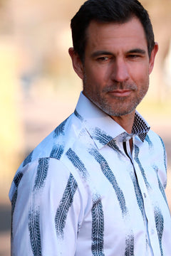 THE BURNOUT TYRE MARK PRINT SHIRT - Claudio Lugli Shirts