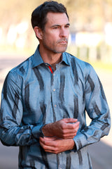 THE BURNOUT TYRE MARK PRINT SHIRT - Claudio Lugli Shirts