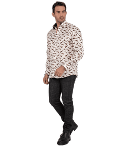 The Cigar Print Shirt - Claudio Lugli Shirts