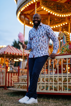 The Circus Parade Print Shirt - Claudio Lugli Shirts