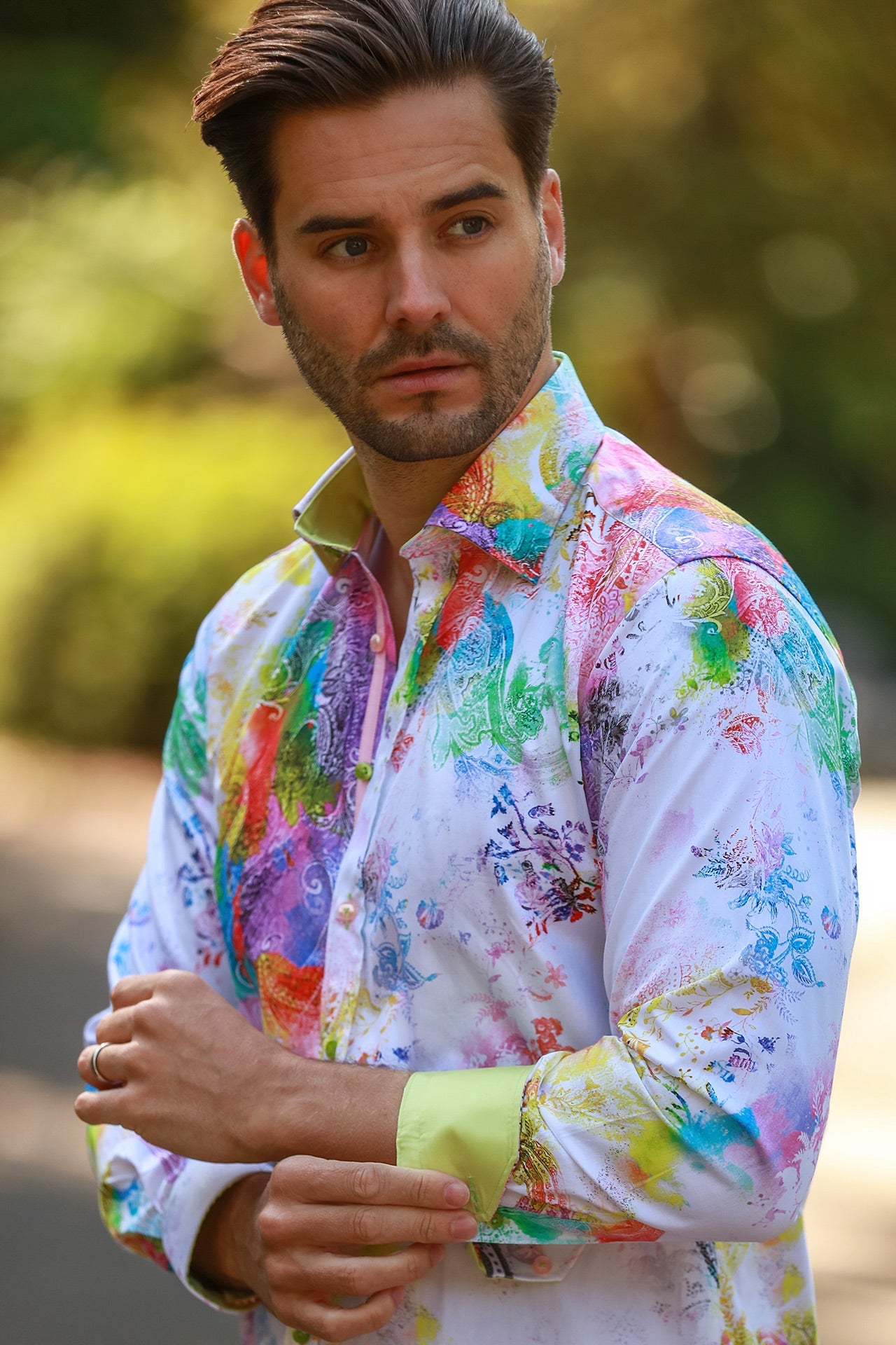 THE EDEN DRIFT PRINT SHIRT - Claudio Lugli Shirts