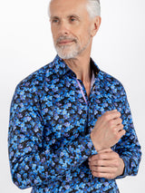 THE FORGET ME NOT GARDEN PRINT SHIRT - Claudio Lugli Shirts
