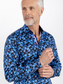 THE FORGET ME NOT GARDEN PRINT SHIRT - Claudio Lugli Shirts