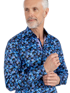 The Forget Me Not Garden Print Shirt - Claudio Lugli Shirts
