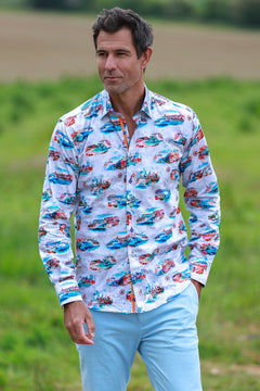 THE GRAND VOYAGE CRUISE PRINT SHIRT - Claudio Lugli Shirts