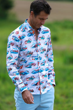THE GRAND VOYAGE CRUISE PRINT SHIRT - Claudio Lugli Shirts