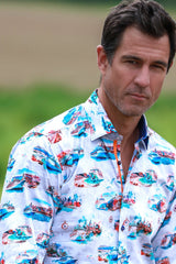 THE GRAND VOYAGE CRUISE PRINT SHIRT - Claudio Lugli Shirts