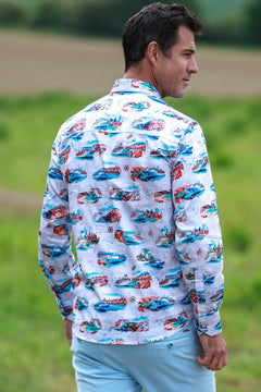 THE GRAND VOYAGE CRUISE PRINT SHIRT - Claudio Lugli Shirts