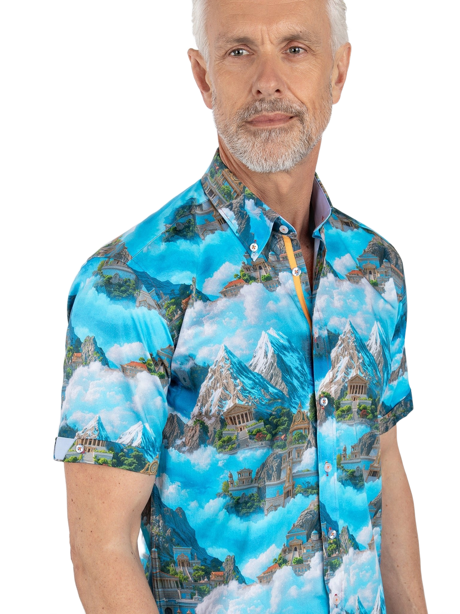 The Lost Kingdom Short Sleeve Print Shirt - Claudio Lugli Shirts