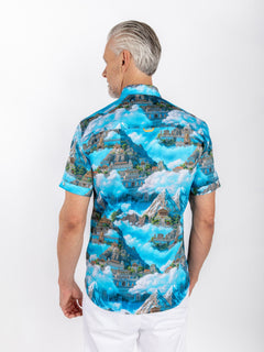 THE LOST KINGDOM SHORT SLEEVE PRINT SHIRT - Claudio Lugli Shirts