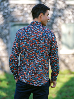 THE MECHANICAL MAYHEM PRINT SHIRT - Claudio Lugli Shirts